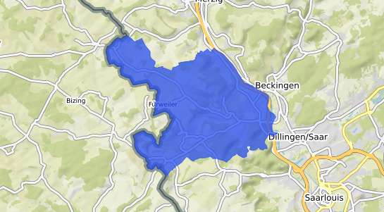 Bodenrichtwertkarte Rehlingen Siersburg